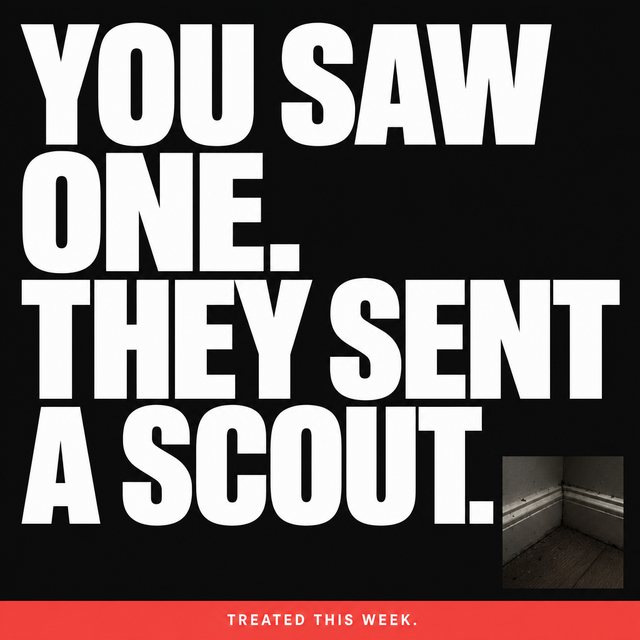 Example ad: You saw one, they sent a scout